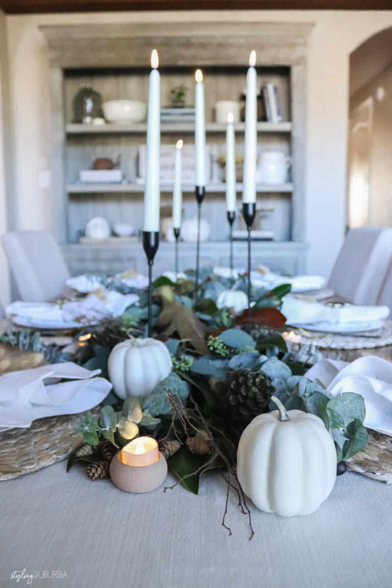 Fall Tablescape Tutorial – Styling Suburbia