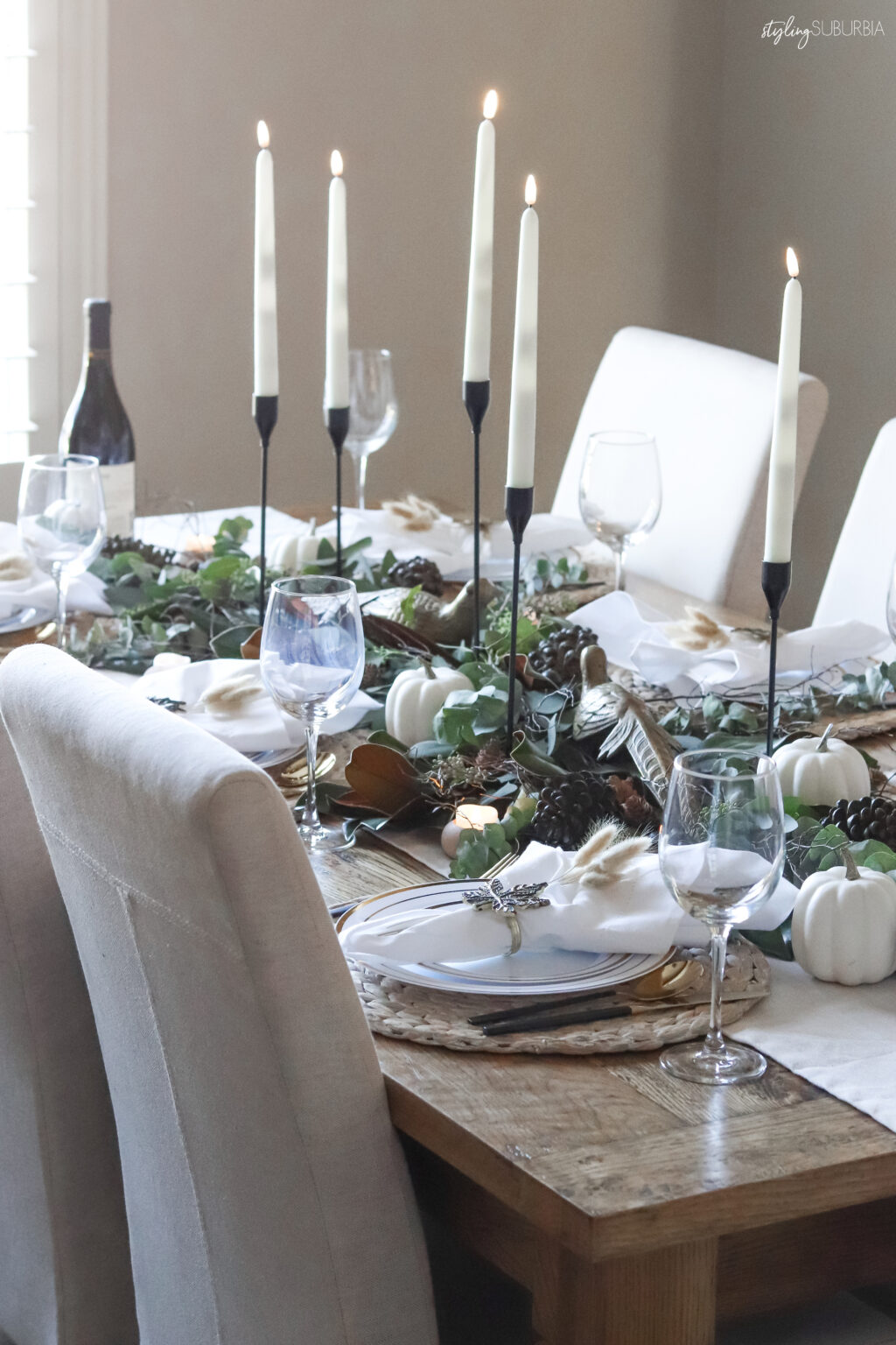 Fall Tablescape Tutorial – Styling Suburbia